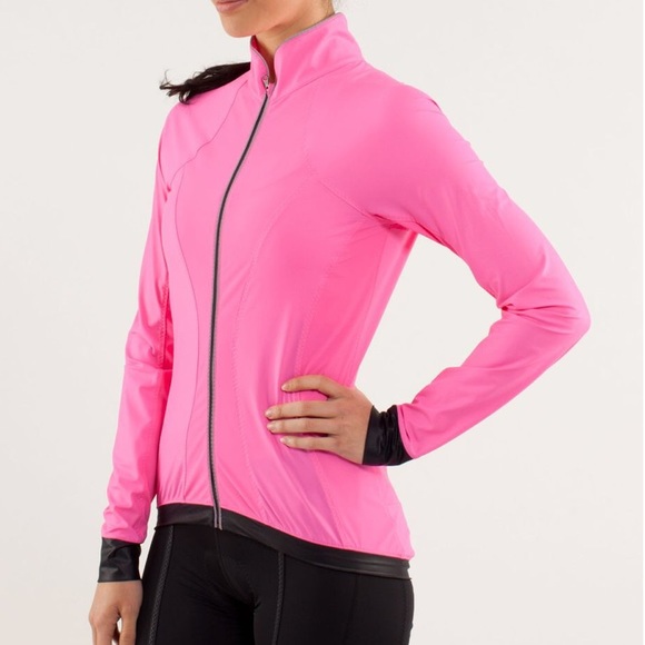 lululemon athletica Jackets & Blazers - Lululemon Paceline Cycling Jacket, Pinkelicious